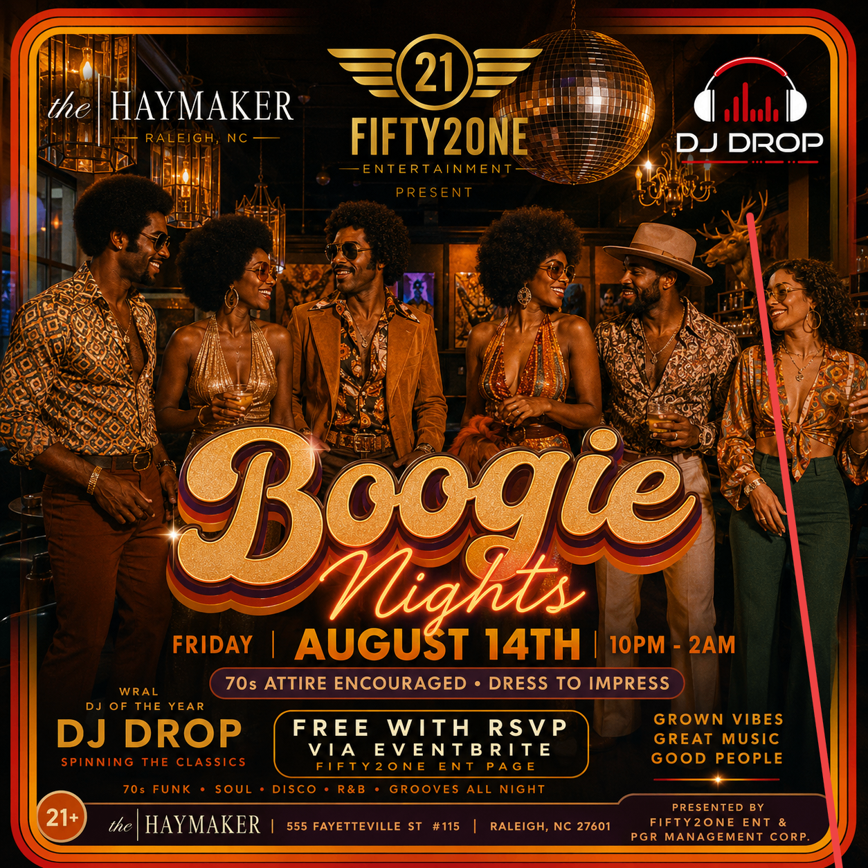 Boogie Nights flyer